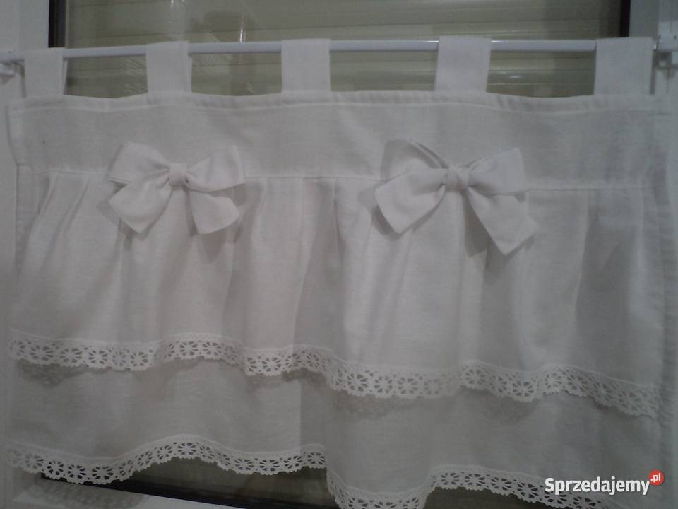 firanki rolety zazdrostki SZYJEMY NA ZAMÓWIENIE biały Włocławek