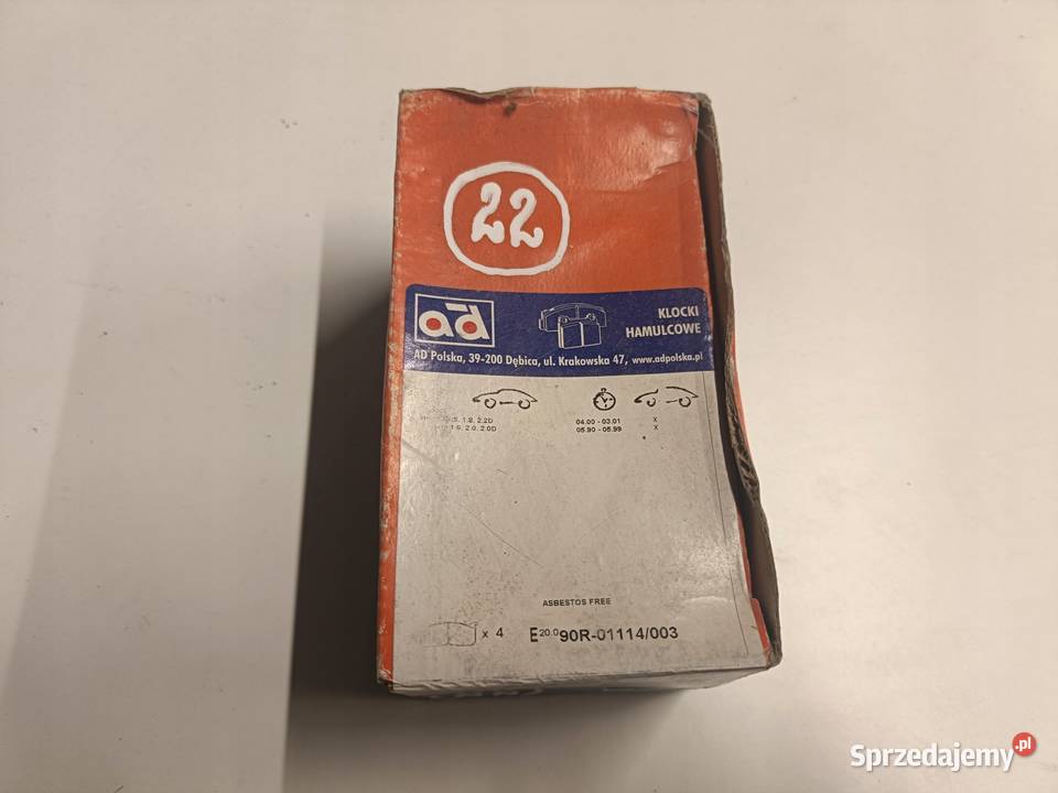 Nissan Almera N16 PRZEDNIE KLOCKI HAMULCOWE lubelskie