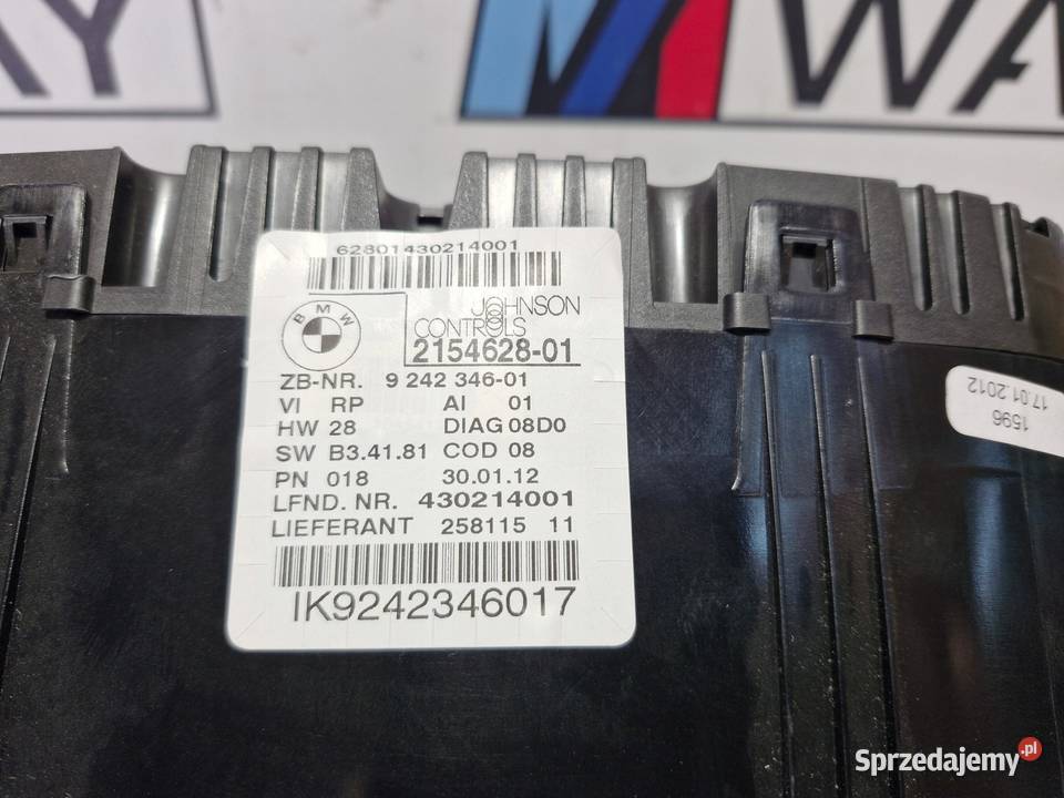 BMW X1 E84 3 E90 E91 LICZNIK ZEGARY DIESEL Liczniki i zegary