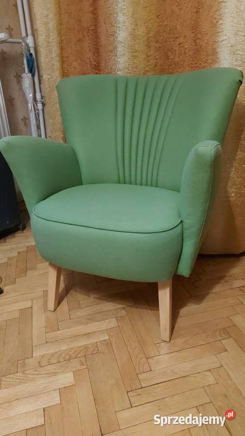 Fotel COCO Aris Concept zielony lata 60 STAN mazowieckie
