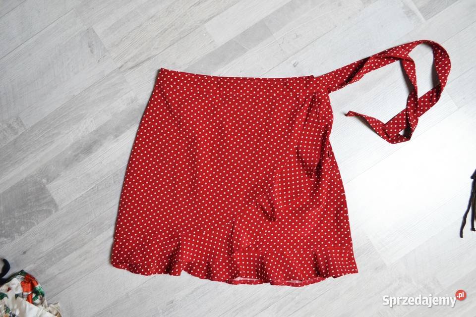 Nasty Gal spódniczka czerwona w kropki groszki kujawsko-pomorskie Toruń