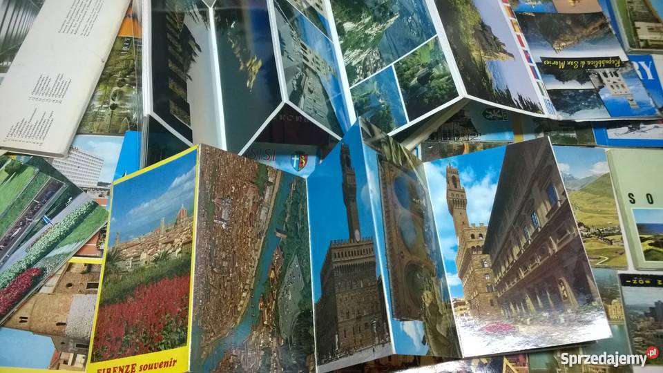 książeczki widokowe pamiątki z wycieczek Pocztówki i karty telefoniczne Warszawa
