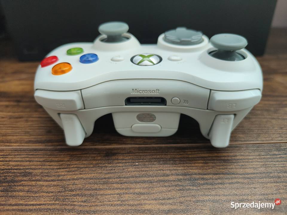 Oryginalny bezprzewodowy pad do Xbox 360 biały Części i akcesoria