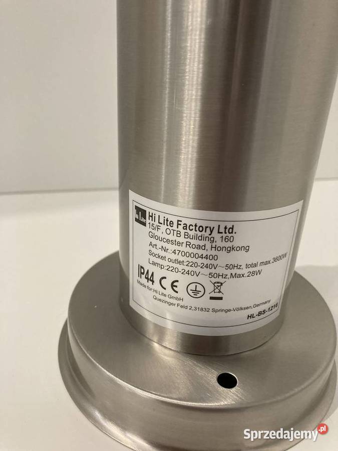 Lampa ogrodowa z 2 gniazdami 230V Rokietnica sprzedam