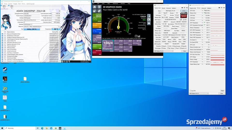 Komputer i5 8600K 32GB DDR4 RX 6700 10GB 512Gb śląskie Łazy