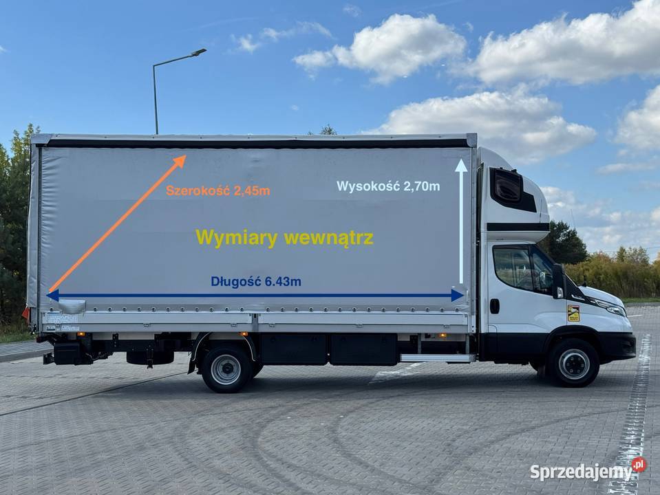 Iveco Daily 2023r HiMatic70C18H Winda Dhollandia klimatyzacja Daleszyce