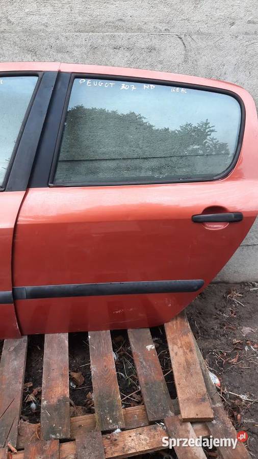 drzwi lewe przód tył peugeot 307 hatchback lak Drzwi Dębno
