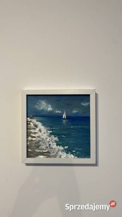 MorzeOlejObraz 20x20 z ramą lubuskie Zielona Góra