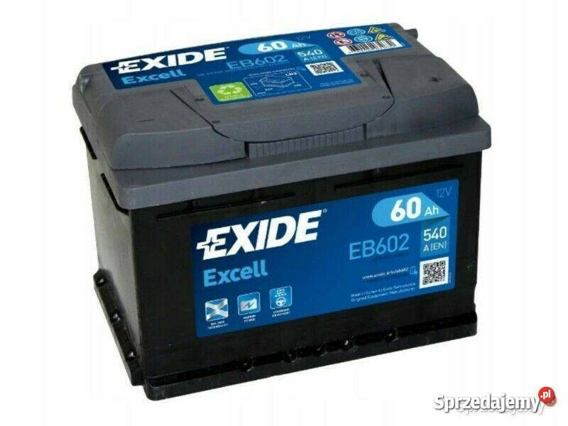 Akumulator Exide Excell 60Ah 540A PRAWY PLUS Kalisz