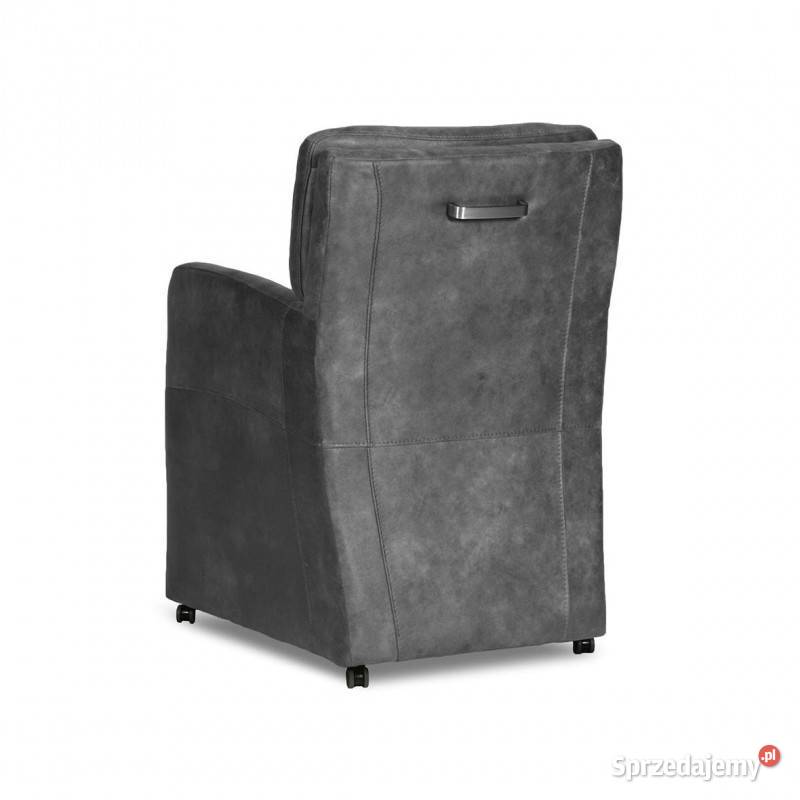KRZESŁOFOTEL BENTLEY NA KÓŁECZKACH ANTRACYT HACO Fotele i pufy sprzedam