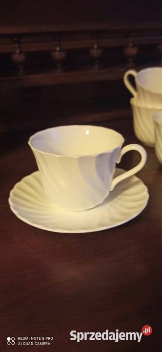 Filiżanka biała Wedgwood Made in England Porcelana i szkło pomorskie Gdańsk