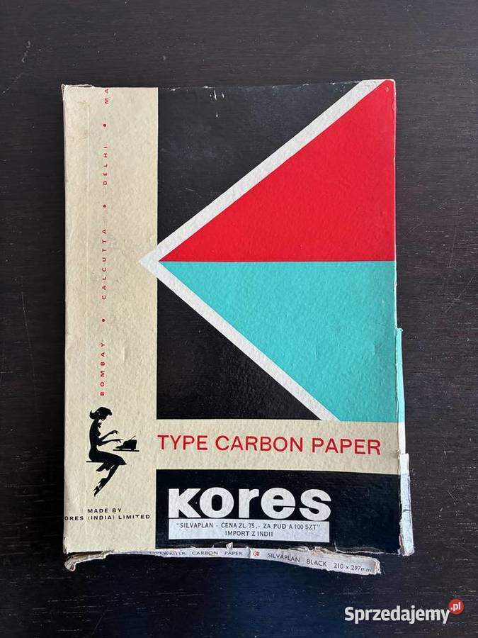 Kalka Kores Silva Plan Black Type Carbon Paper z Pozostałe Elbląg sprzedam