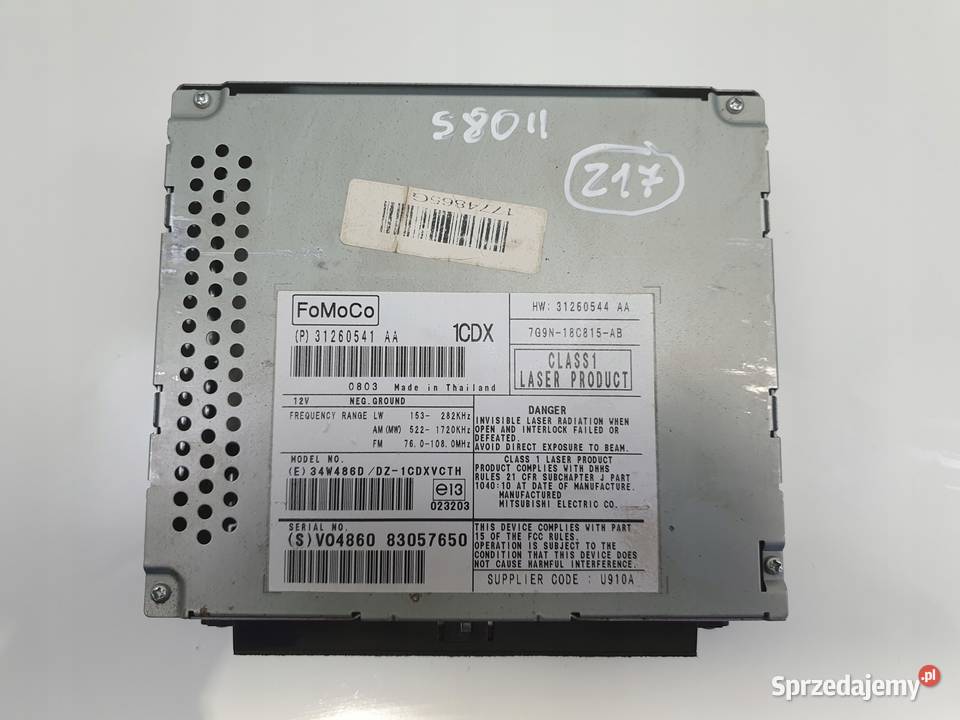 Volvo XC70 V70 III S80 II RADIOODTWARZACZ Radio Chełm