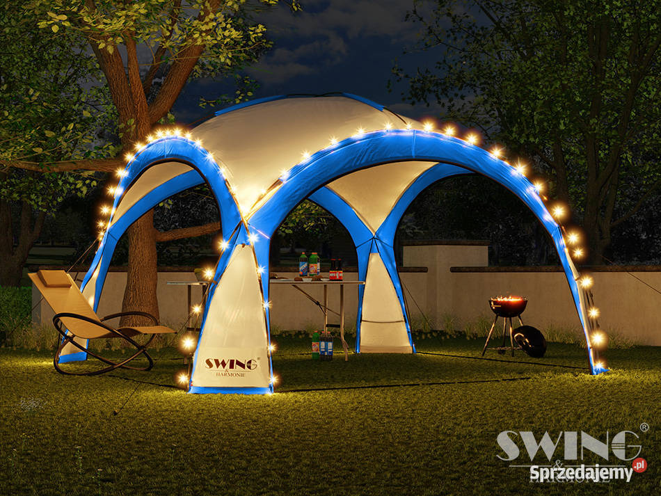 PAWILON OGRODOWY KOPUŁA IMPREZOWA 45x45m LED Kalety