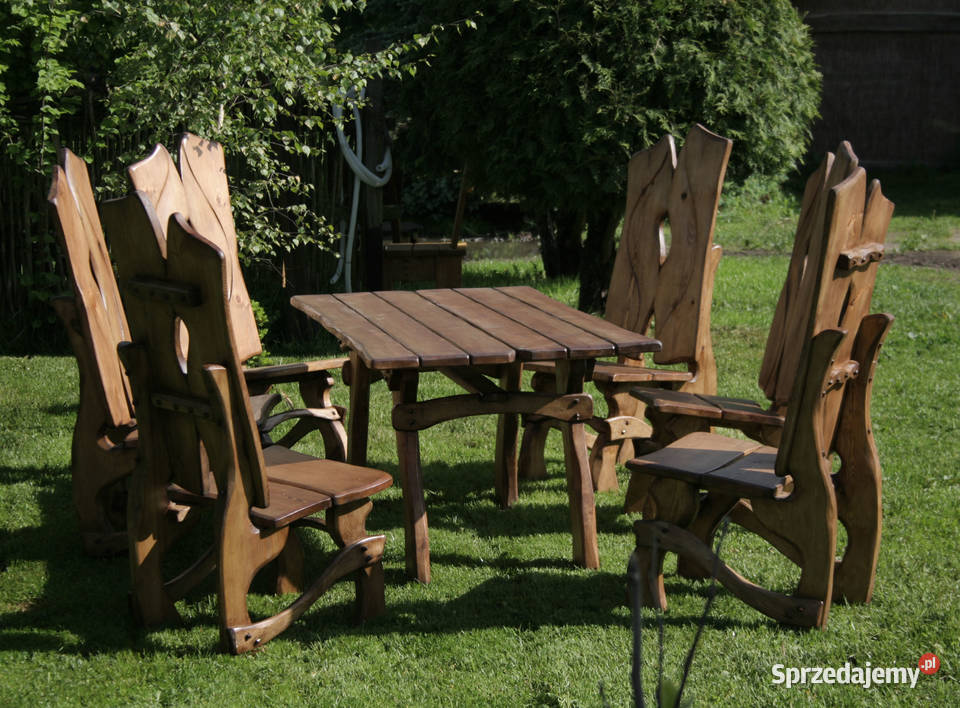meble ogrodowe drewniane ARTstyle pub bar Kraków