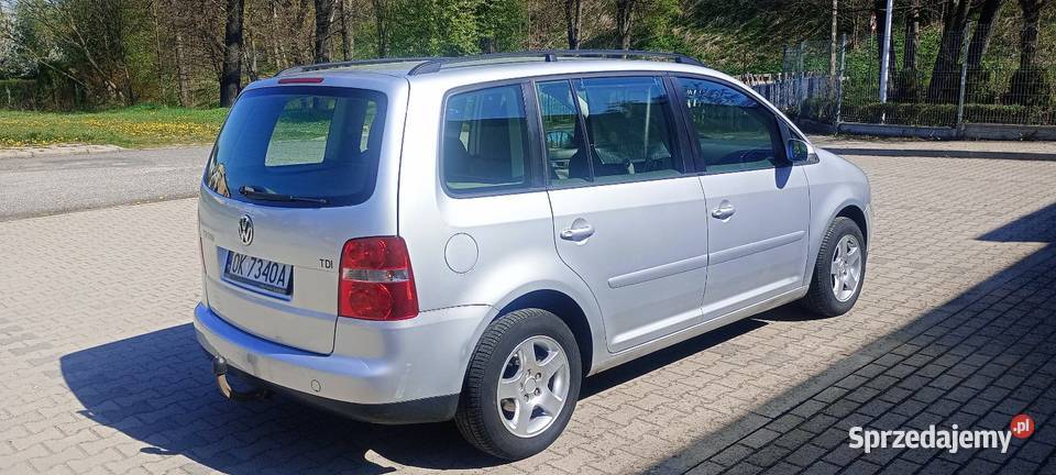Śliczny VW Touran zamiana kurtyny powietrzne Touran opolskie Paczków