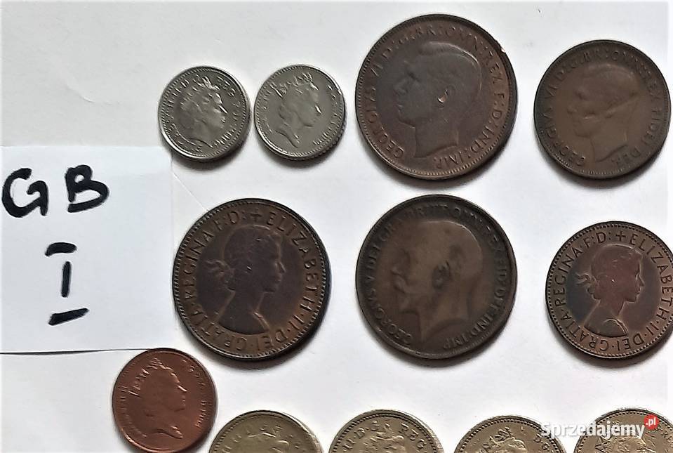 Zestaw I Monet Anglia GB Wielka Brytania Gliwice