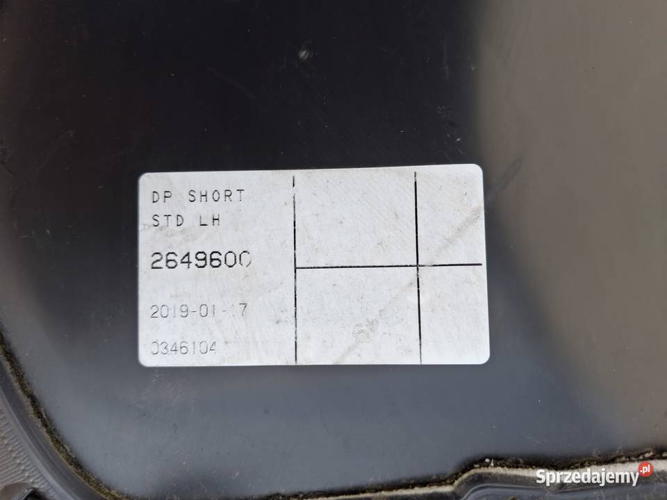 SCANIA RS NGS G P BOCZEK DRZWI LEWYCH TAPICERKA Tapicerki samochodowe