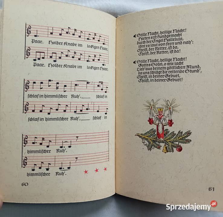 Deutsche Weihnachtslieden mit Noten und Bildern wielkopolskie Koźminek