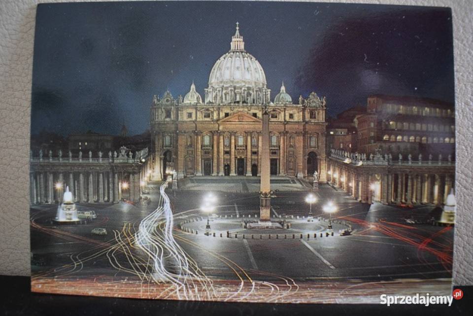 Watykan Bazylika San Pietro Papież pocztówki z