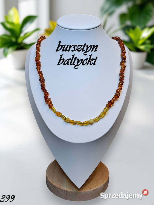 Korale z bursztynu bursztyn bałtycki baroczek Warszawa sprzedam