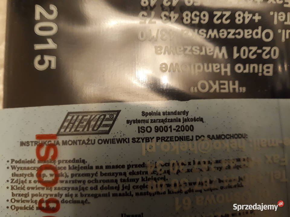 Polonez Caro Nowa owiewka szyby przedniej HEKO Przemyśl