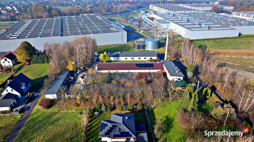 Usługi produkcja magazyny z domem mieszkalnym śląskie Czechowice-Dziedzice