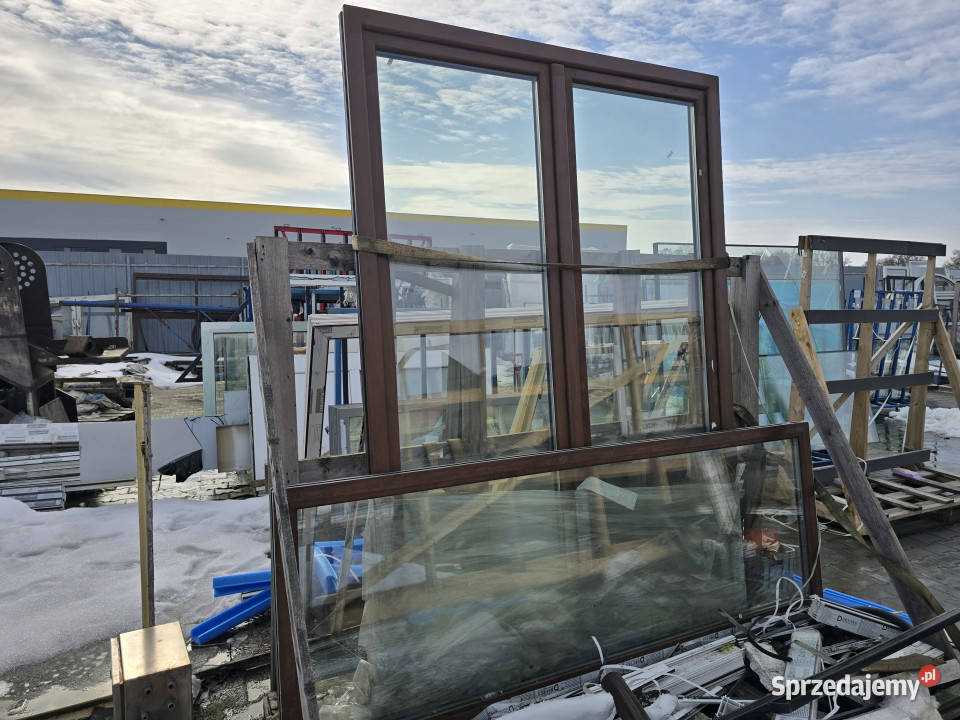 Drzwi BALKONOWE 2SK słupek ruchomy RUR 1720 x