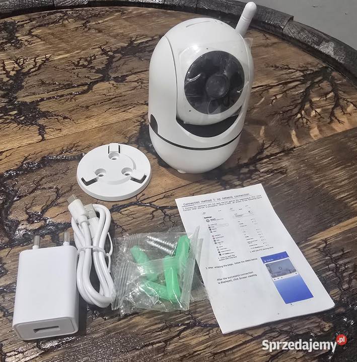 Zestaw 4 Kamer Obrotowych WiFi IP niania świętokrzyskie Nowy Korczyn