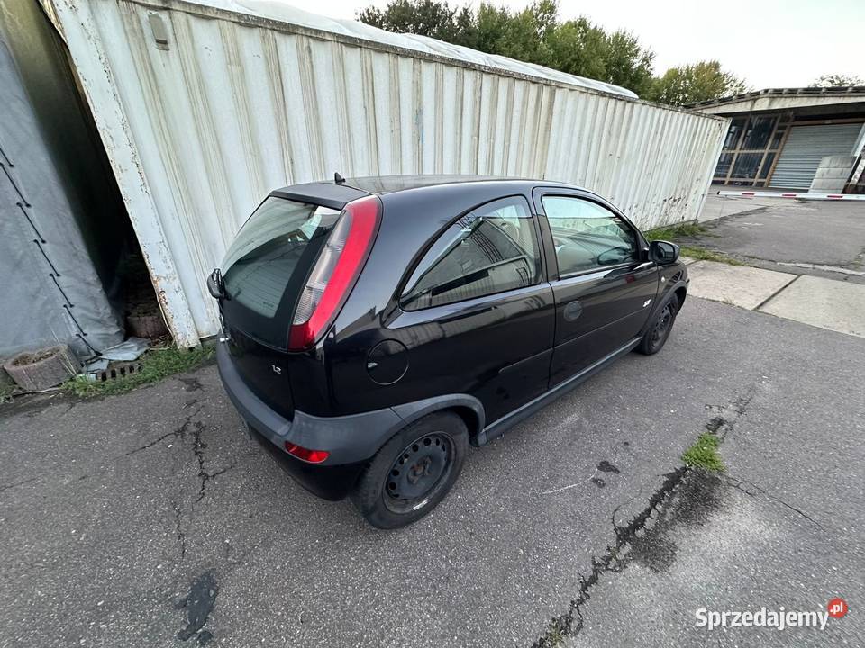 Corsa 2002 silnik 12 16v benzyna Klimatyzacjia czarny Słubice
