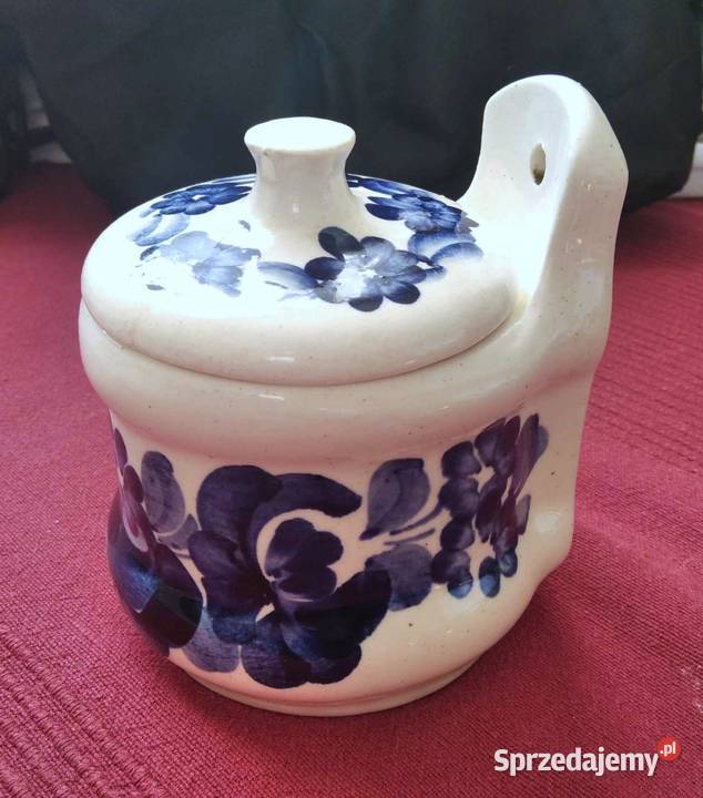 Pojemnik na sól porcelanowy Włocławek wiszący pomorskie Gdańsk