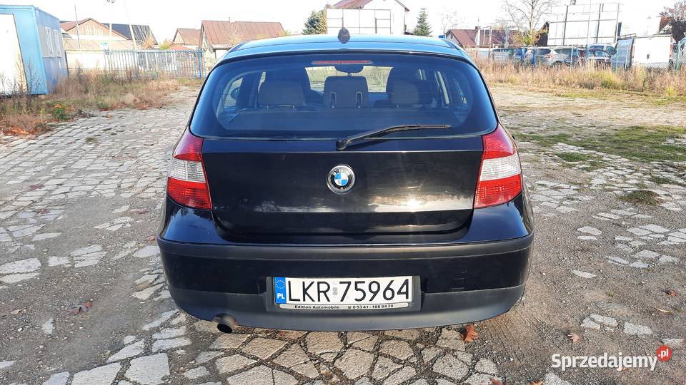 BMW 116i 16 Benzyna 115 Alu Klima Zadbana komputer pokładowy Kraśnik sprzedam