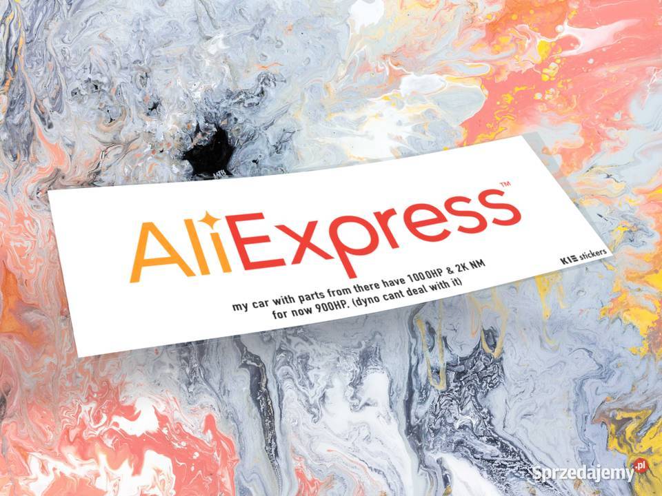 Naklejka ALIEXPRESS 20 x 65 ali drift slap jdm 2 Akcesoria Choroszcz