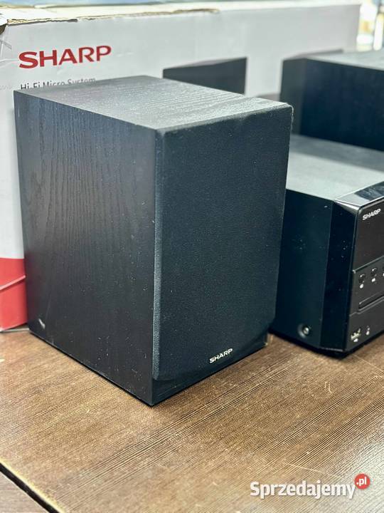 Wieża stereo Sharp XLB512BR Komplet warmińsko-mazurskie Elbląg
