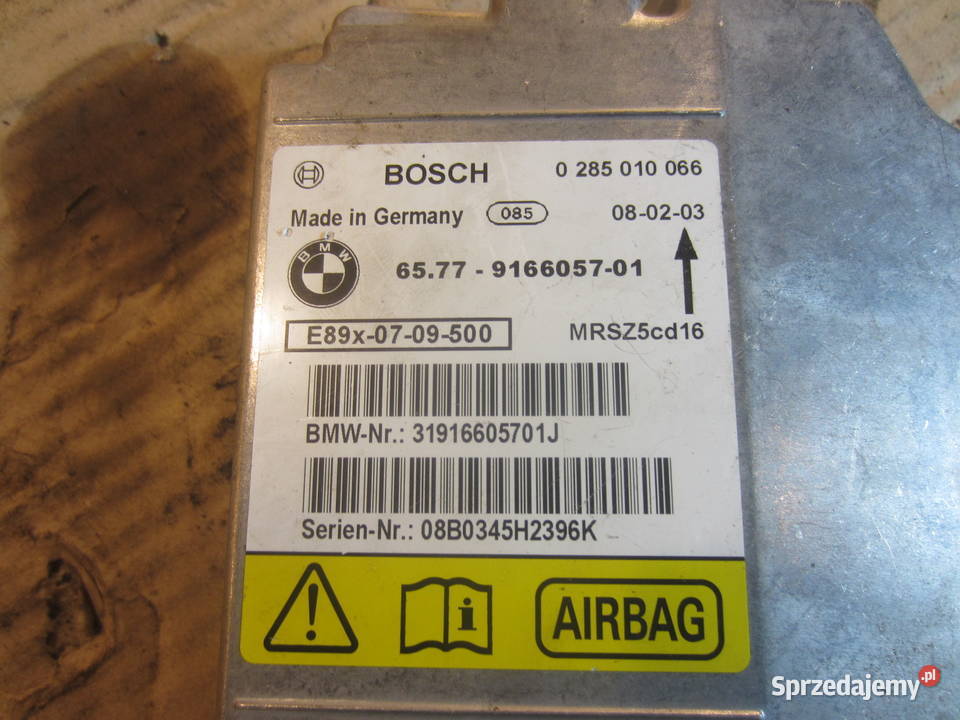 moduł poduszek airbag bmw e92 e90 e87 e81 e82 zachodniopomorskie Szczecin