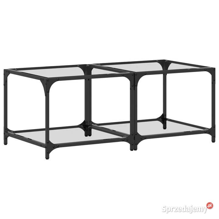 Stoliki kawowe ze szklanym blatem 2 50x50x40 sprzedam