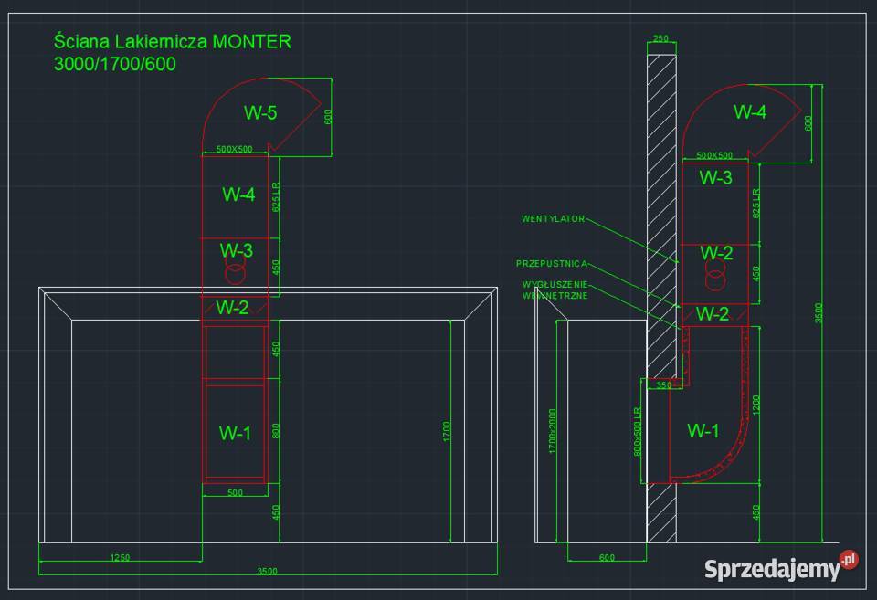Ściana Lakiernicza MONTER 30001700600 ATEX Bielsko-Biała