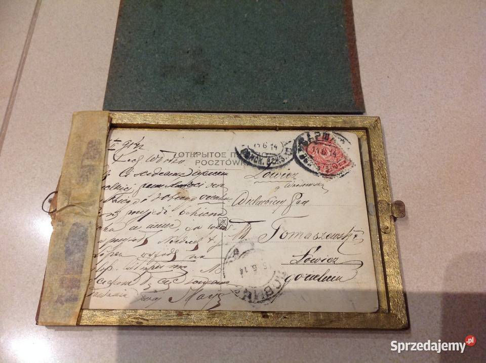 Stary Obrazek w Drewnianej Ramce lubuskie Nowa Sól sprzedam