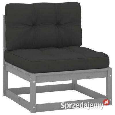 vidaXL Ogrodowa sofa środkowa z antracytowymi Warszawa