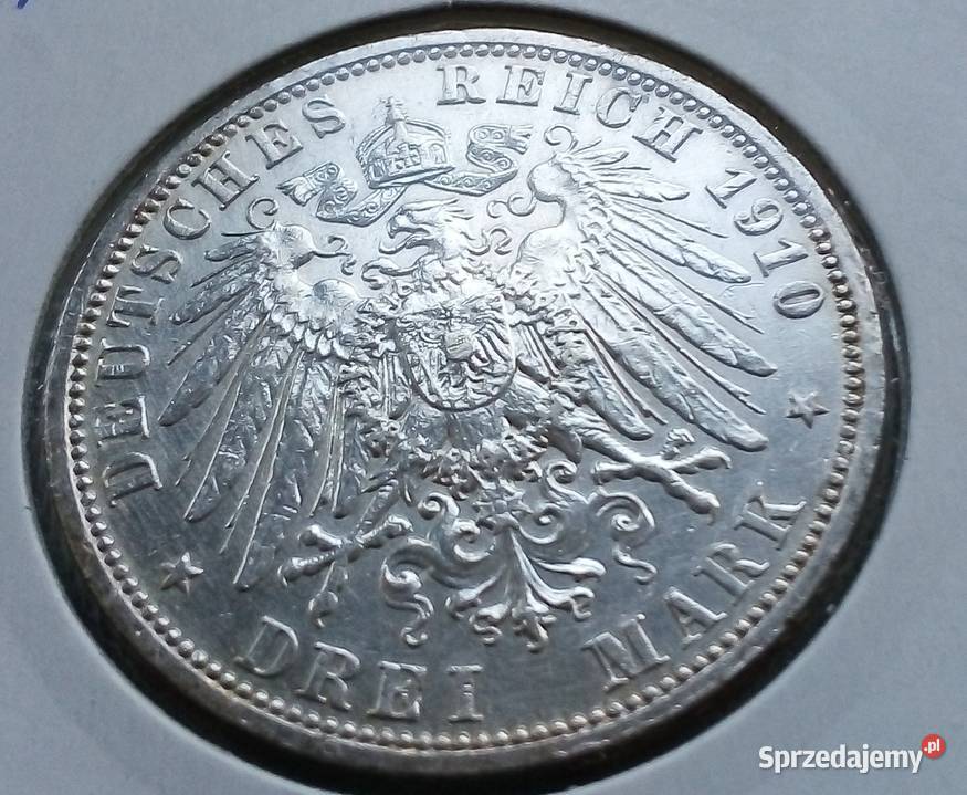 NIEMCY3 MARKI1910 rASREBRO 900WILHELM Legionowo