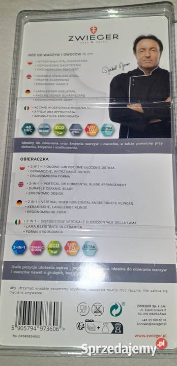 ZWIEGER Multima zestaw nóż obieraczka sprzedam