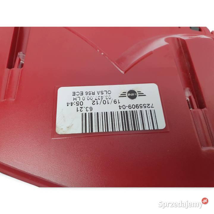 LAMPA LEWA Mini One Cooper R56 R57 tylna tylnia sprzedam