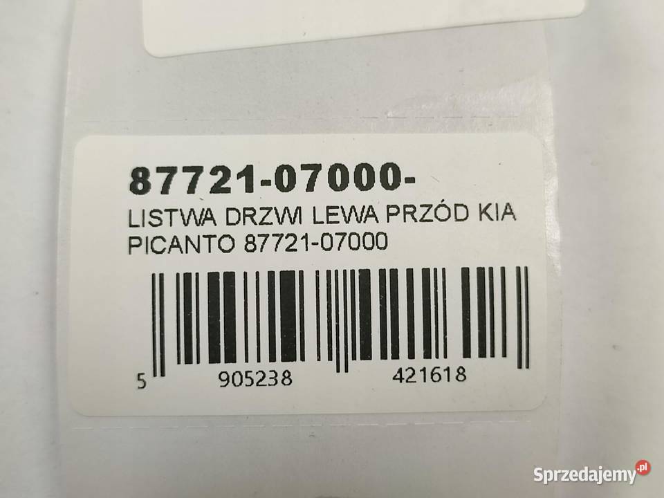 LISTWA DRZWI LEWY PRZÓD KIA PICANTO I 20032011 lubelskie