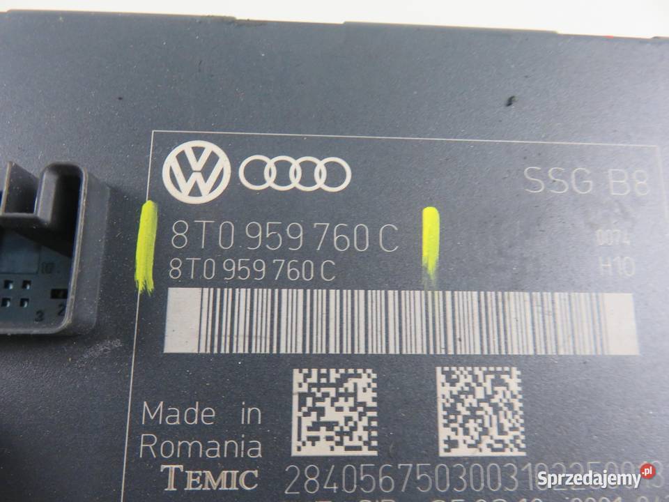 MODUŁ FOTELA AUDI A5 8T3 18 TFSI CABD 8T0959760C