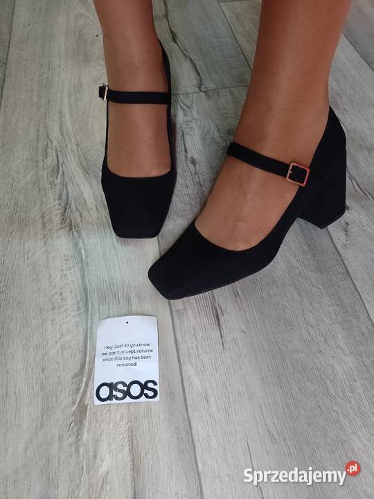 39 ASOS Design Czarne czółenka wieczorowe z Czółenka Kraków