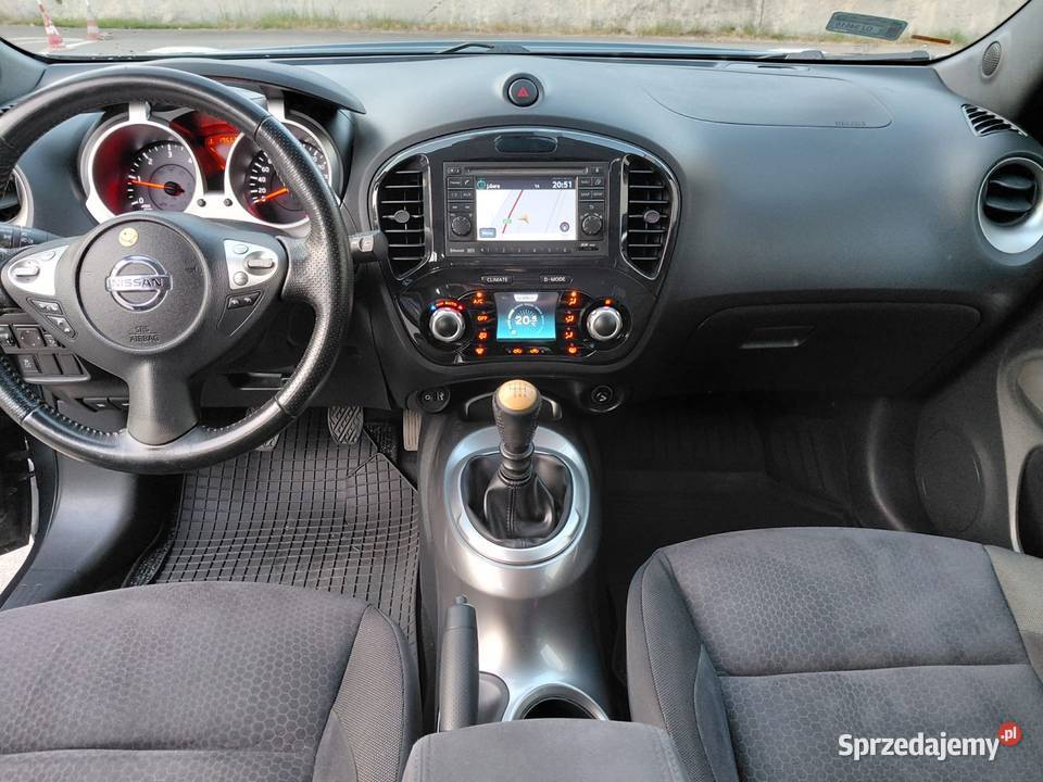 NISSAN JUKE 2011r 15DCi 110 Przeb188 Navi Kamera lakier metallic