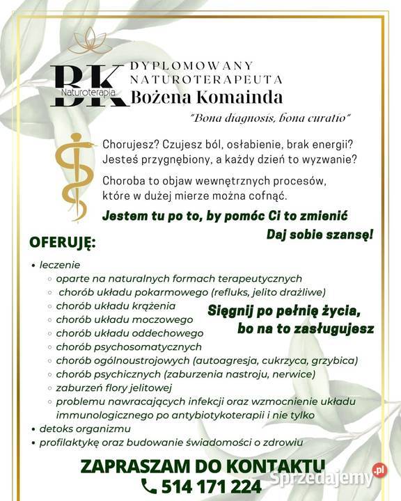 BK Naturoterapia choroby i dolegliwości 100 Opole