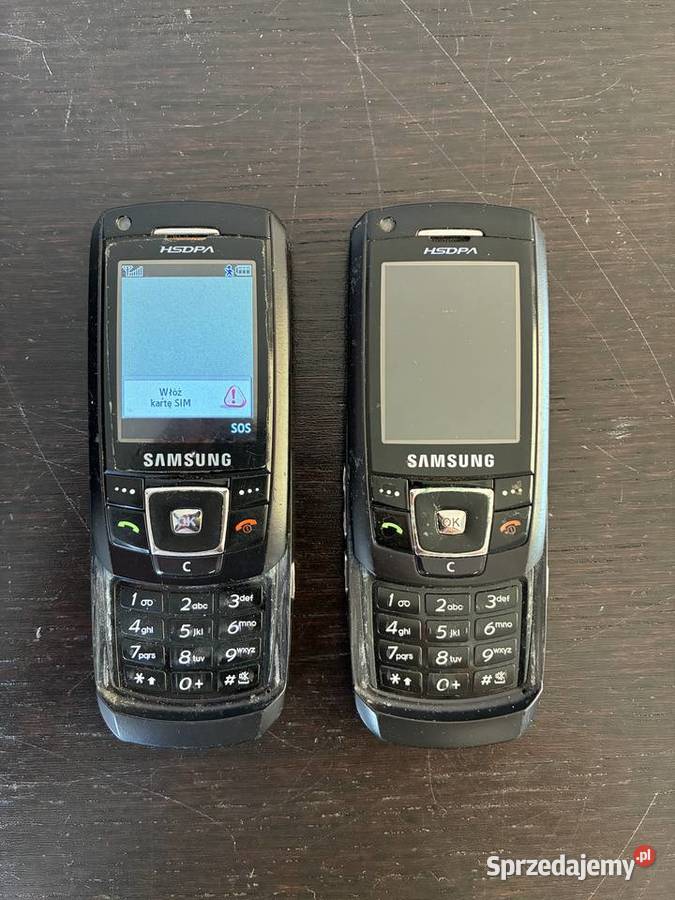 2 telefony Samsung SGH Z720 używane 1 ładowarka Elbląg