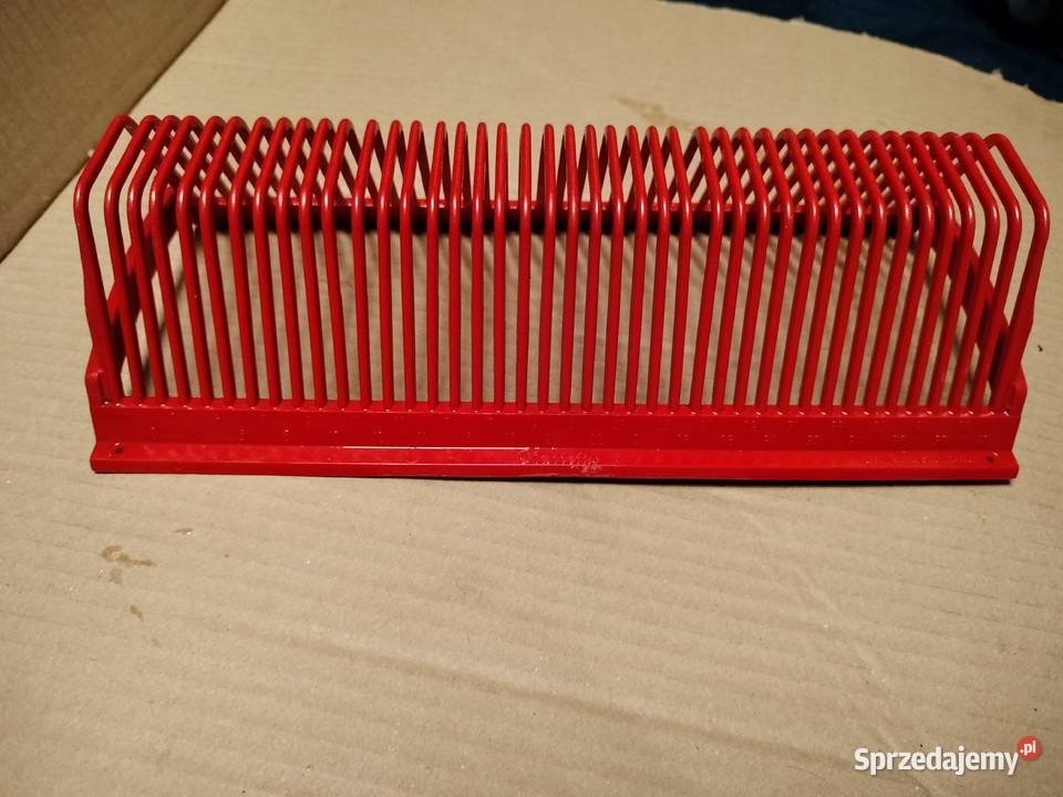 Stary plastykowy stojaczek na płyty Choszczno