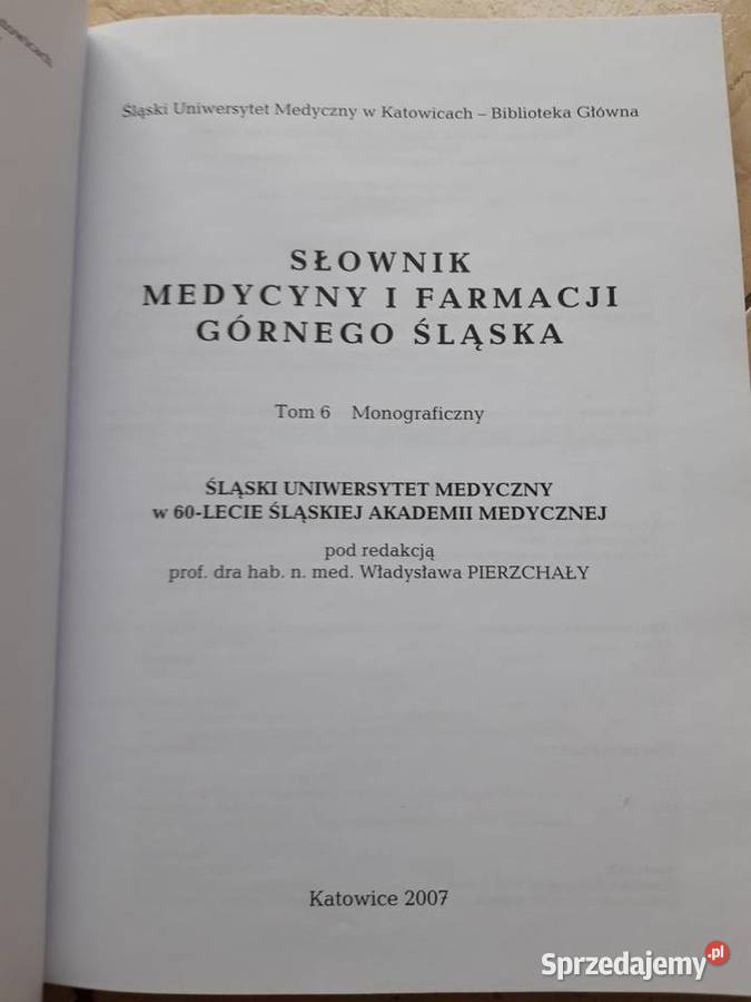 Słownik Medycyny i Farmacji Górnego Śląska 3